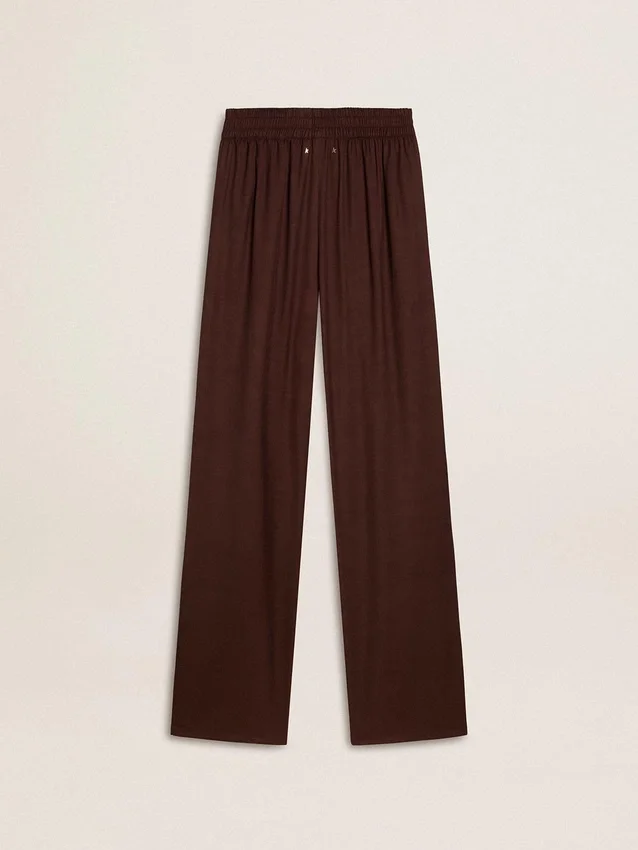 Pantalones de chándal marrones para mujer