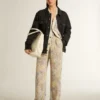 Pantalones de chándal multicolores para mujer con estampado floral