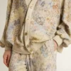 Pantalones de chándal multicolores para mujer con estampado floral