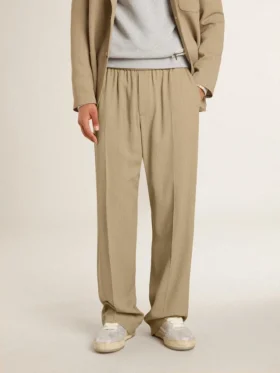 Pantalones de chándal para hombre en color travertino