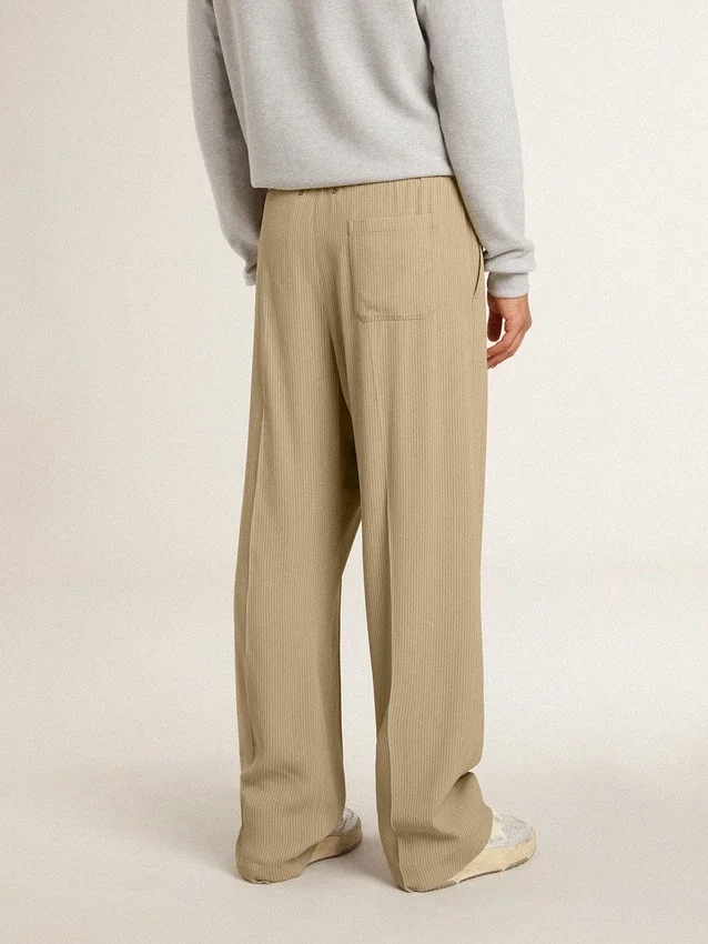 Pantalones de chándal para hombre en color travertino
