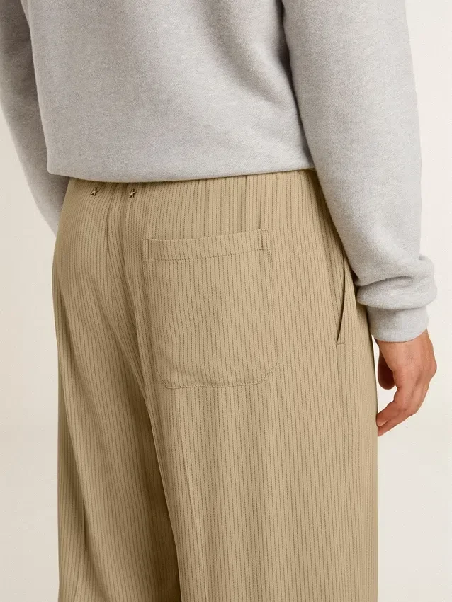 Pantalones de chándal para hombre en color travertino