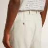 Pantalones de chándal para hombre en mezcla de lana color caqui