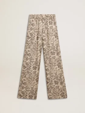 Pantalones de chándal para mujer con estampado floral