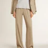 Pantalones de chándal para mujer en color travertino