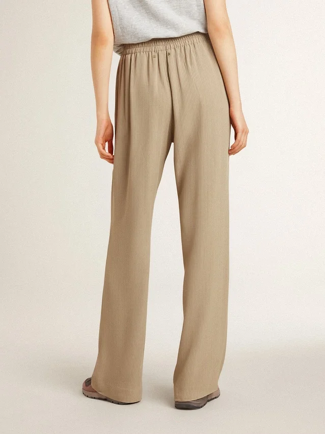 Pantalones de chándal para mujer en color travertino