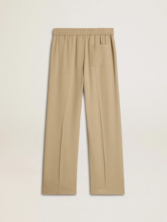 Pantalones de chándal para mujer en color travertino