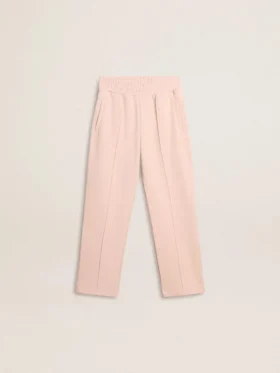 Pantalones de chándal rosas con estampado para niñas