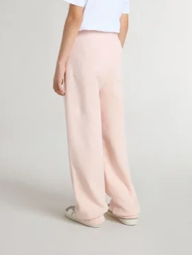 Pantalones de chándal rosas con estampado para niñas