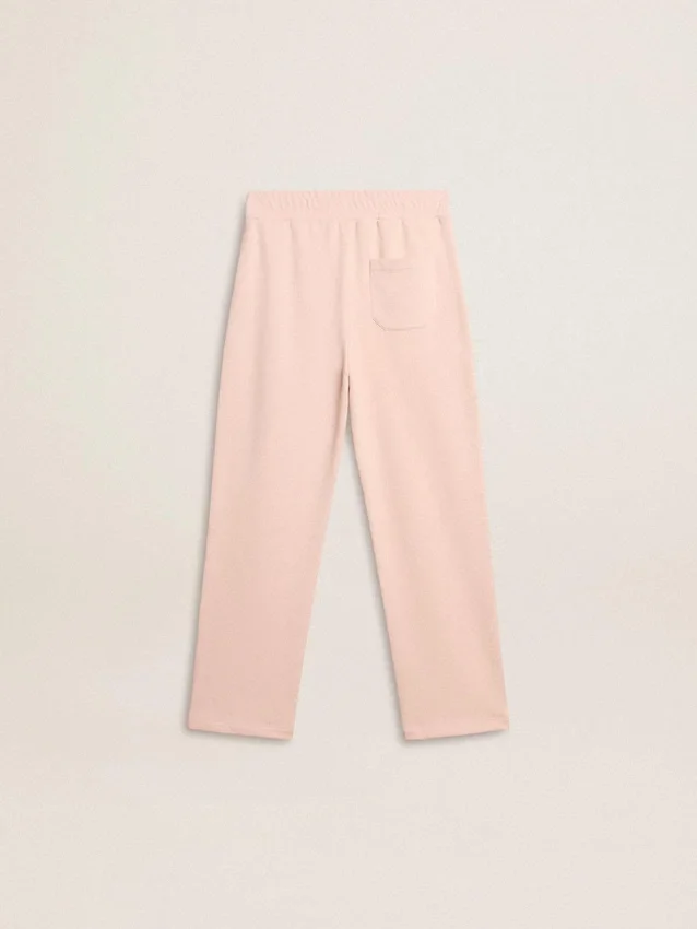 Pantalones de chándal rosas con estampado para niñas