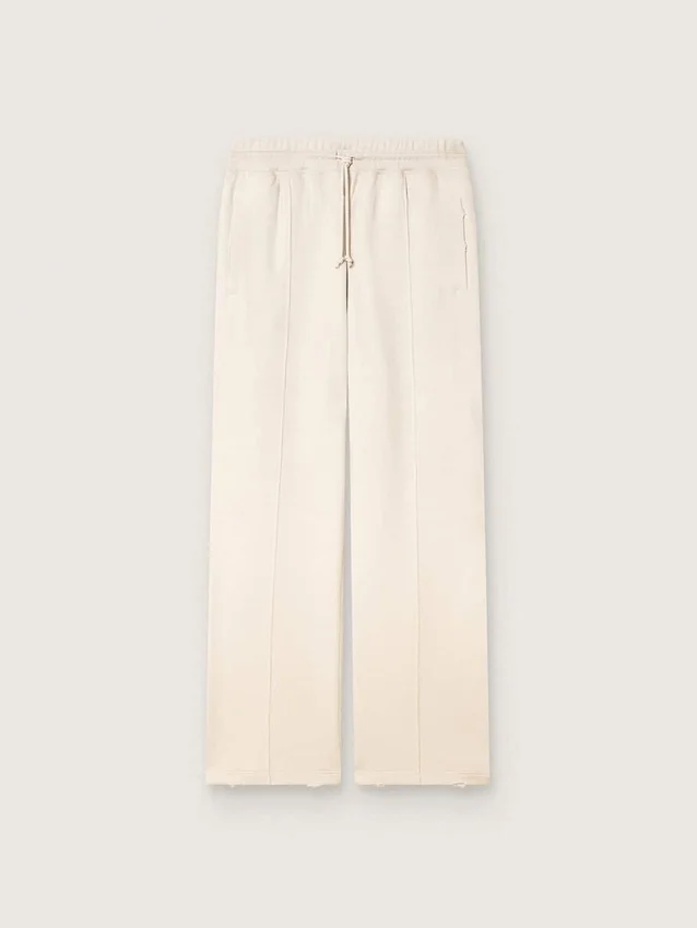 Pantalones de chándal unisex «Star» en felpa blanca vintage
