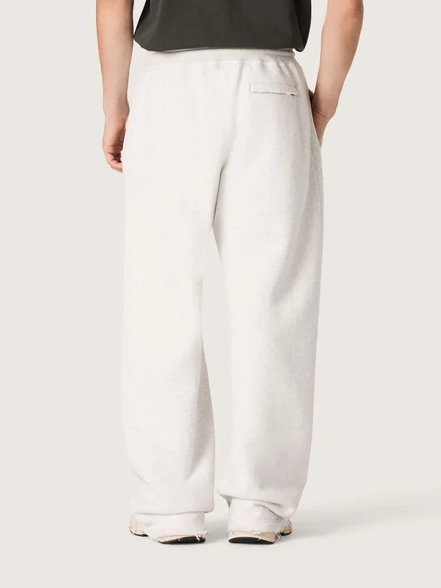 Pantalones de chándal unisex «Star» en felpa gris jaspeada