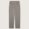 Pantalones de corte entallado para hombre con estampado de cuadros Príncipe de Gales en gris