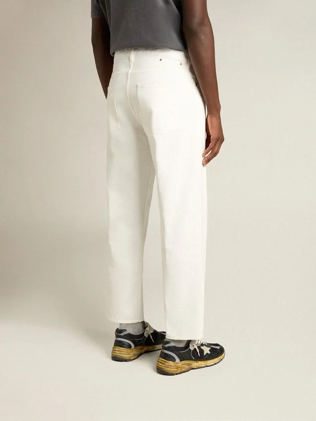 Pantalones de vaqueros blancos para hombre
