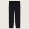 Pantalones negros de gabardina de lana para hombre