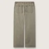 Pantalones unisex de denim gris con cordón y estrella
