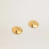 Pendientes circulares dorados