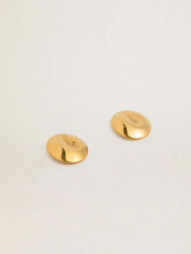 Pendientes circulares dorados