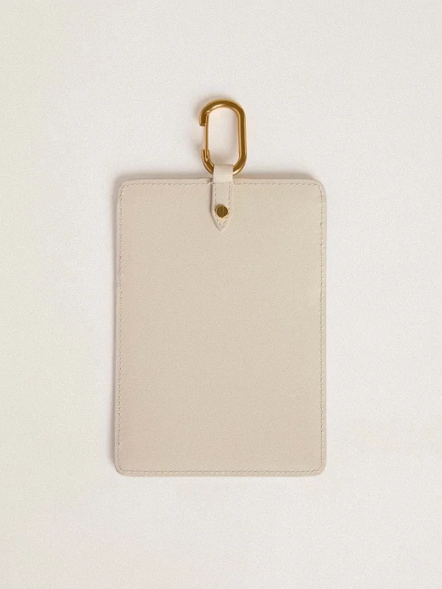Portadocumentos en blanco desgastado