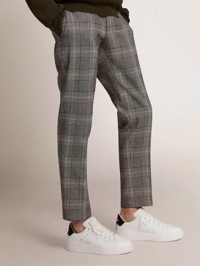 Purestar para hombre con estrella de piel y lengüeta del talón de piel negra