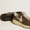 Running Sole de nailon y piel con estrella de TPU y lengüeta del talón de nubuck