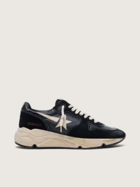 Running Sole para mujer en napa y ante negros