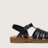 Sandalias Maxime para niños en piel azul marino