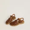 Sandalias Maxime Young de piel marrón