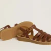 Sandalias Maxime Young de piel marrón