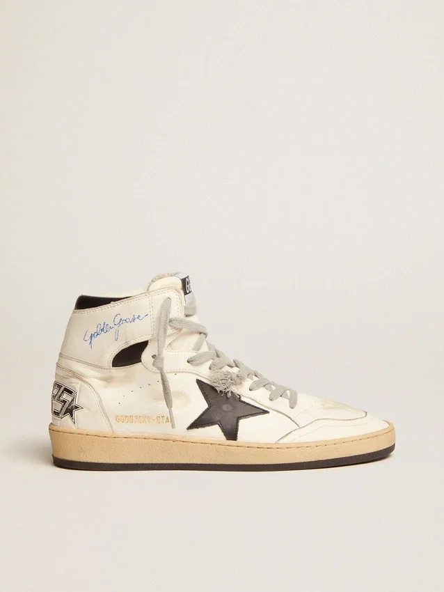 Sky-Star en piel blanca con estrella de piel negra