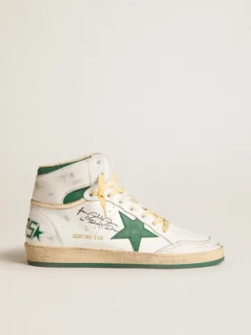 Sky-Star en piel blanca con estrella de piel verde