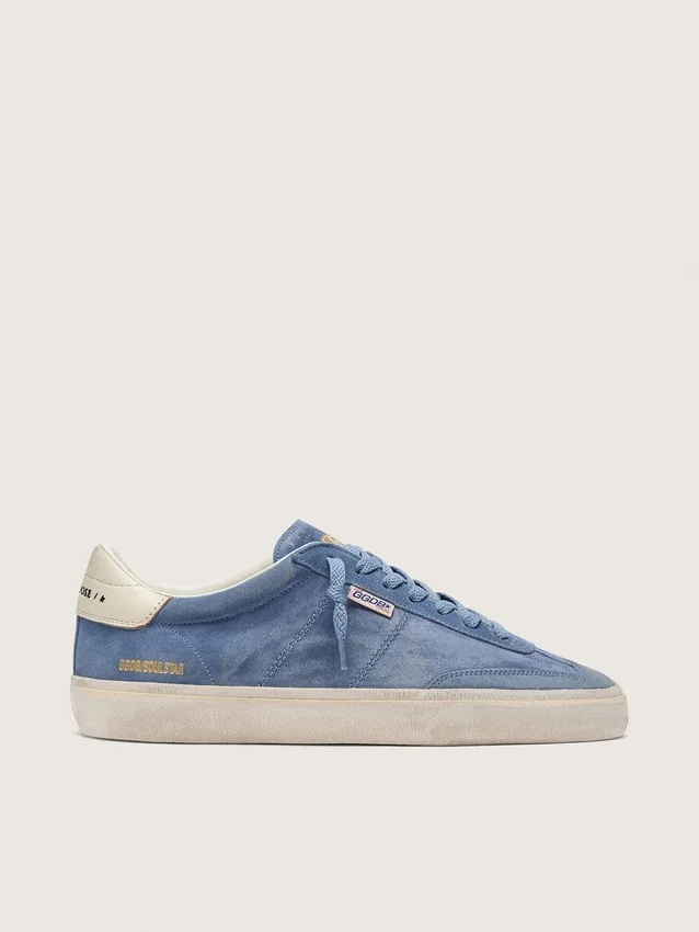 Soul Star para hombre en ante azul vaquero