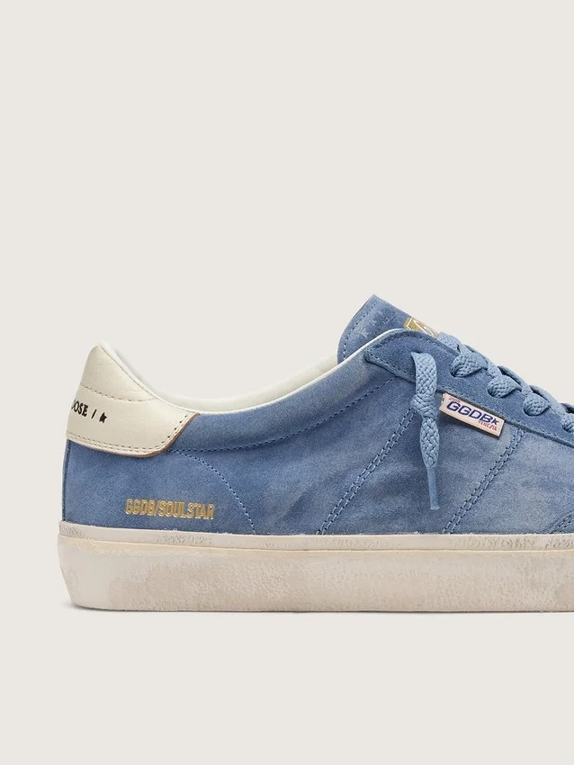 Soul Star para hombre en ante azul vaquero