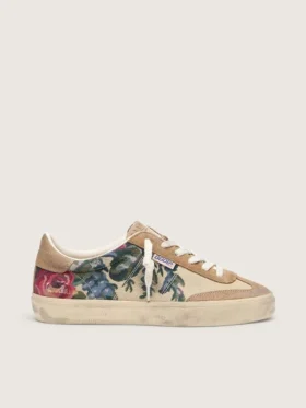 Soul Star para mujer en lona y ante con estampado colorido
