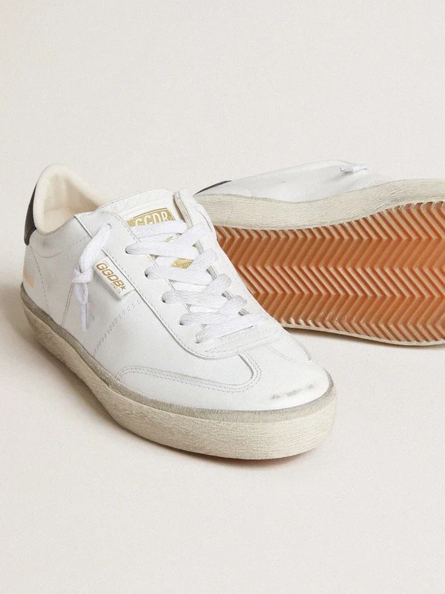 Soul Star para mujer en piel blanca con lengüeta del talón de piel negra