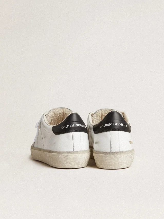 Soul Star para mujer en piel blanca con lengüeta del talón de piel negra