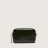 Star Bag Mini de piel negra con estrella tono sobre tono