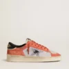 Stardan LTD en ante y malla de color coral con estrella de piel negra