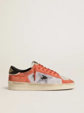 Stardan LTD en ante y malla de color coral con estrella de piel negra