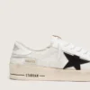 Stardan para hombre en malla blanca con estrella de ante negro