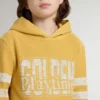 Sudadera amarilla para niños con estampado vintage
