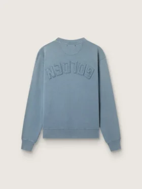 Sudadera azul claro con logotipo invertido en la espalda – Jersey Capsule