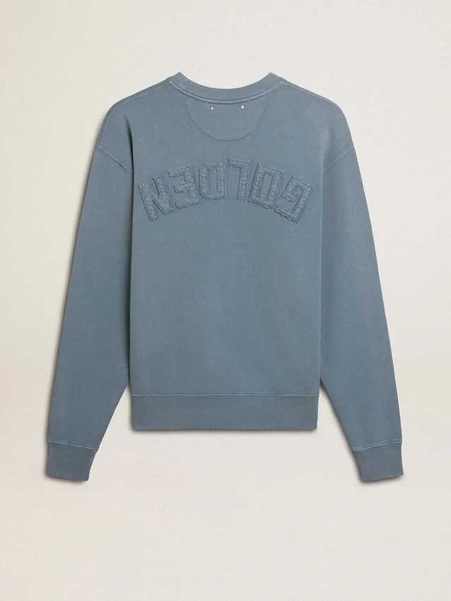 Sudadera azul claro con logotipo invertido en la espalda - Jersey Capsule