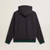 Sudadera con capucha reversible para hombre en verde y azul