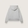 Sudadera con capucha unisex «Star» de algodón gris jaspeado