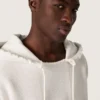 Sudadera con capucha unisex «Star» de algodón gris jaspeado