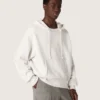 Sudadera con capucha unisex «Star» de algodón gris jaspeado
