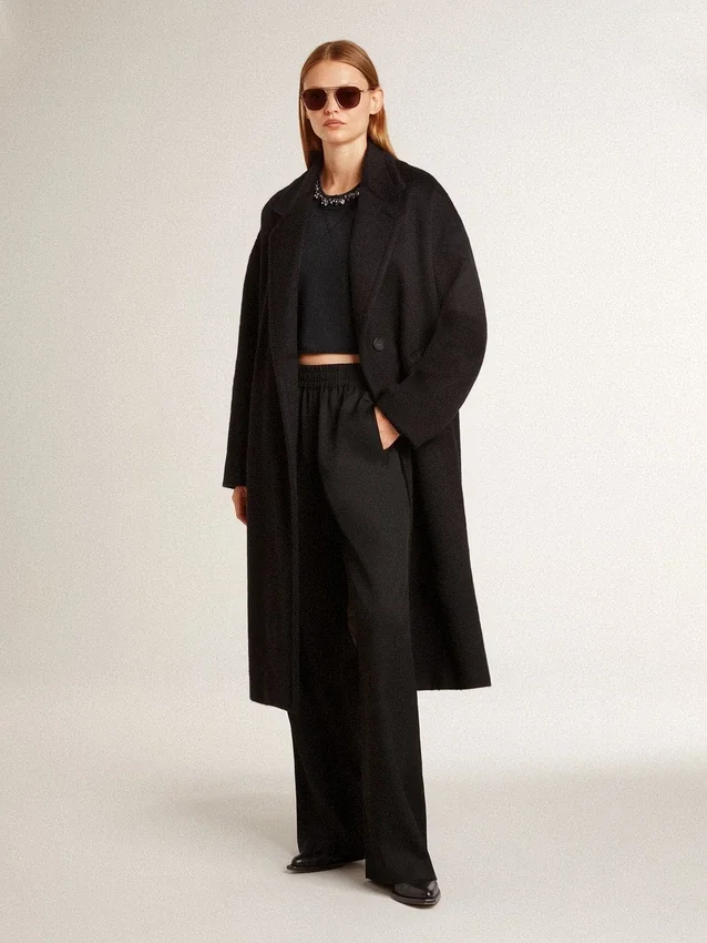 Sudadera corta de algodón para mujer con cristales en la parte delantera