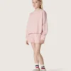 Sudadera corta «Star» para niñas, de algodón rosa con parche y logotipo