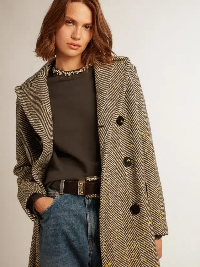 Sudadera de mujer en gris antracita con cristales